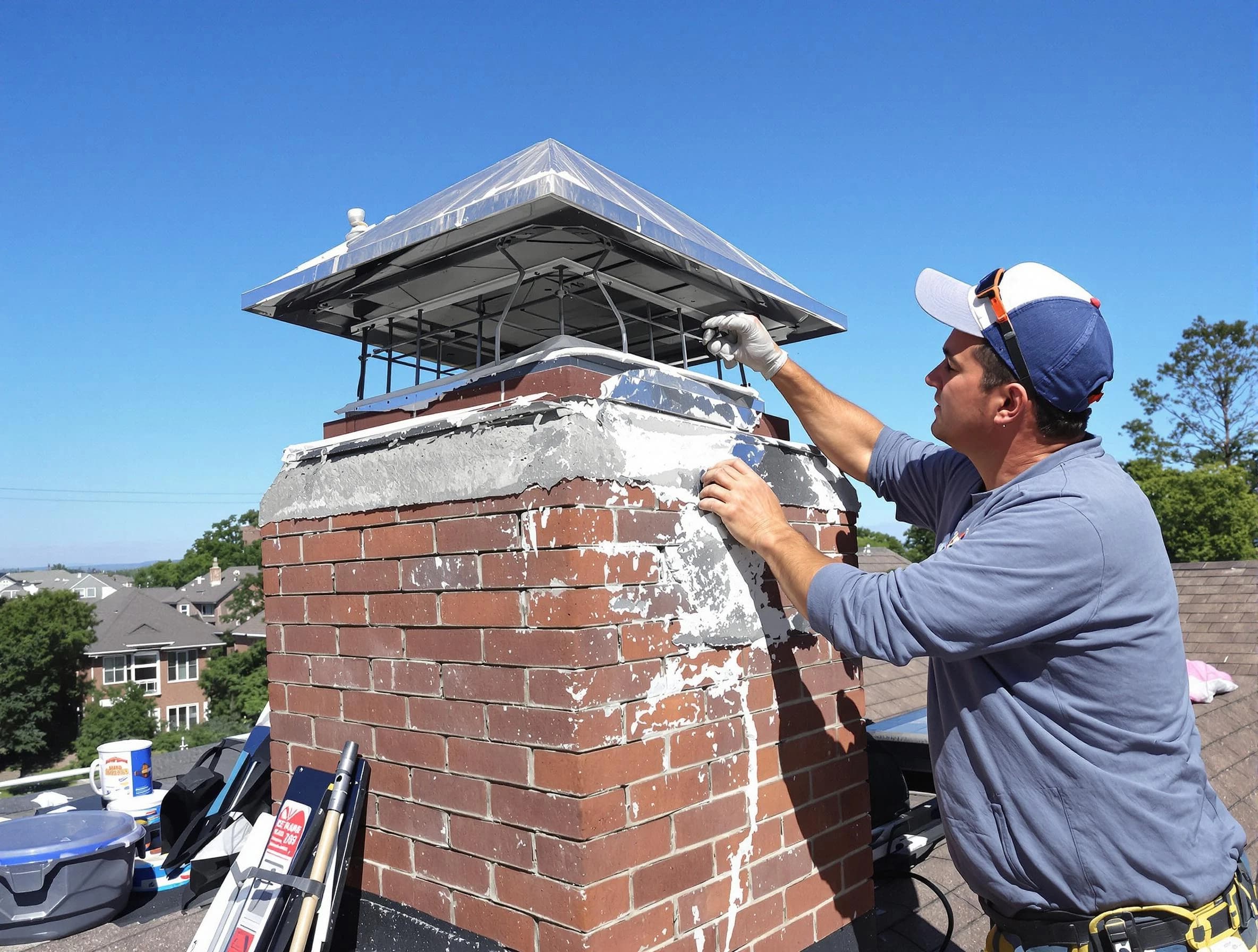 Chimney Crown Services service in Clifton, NJ