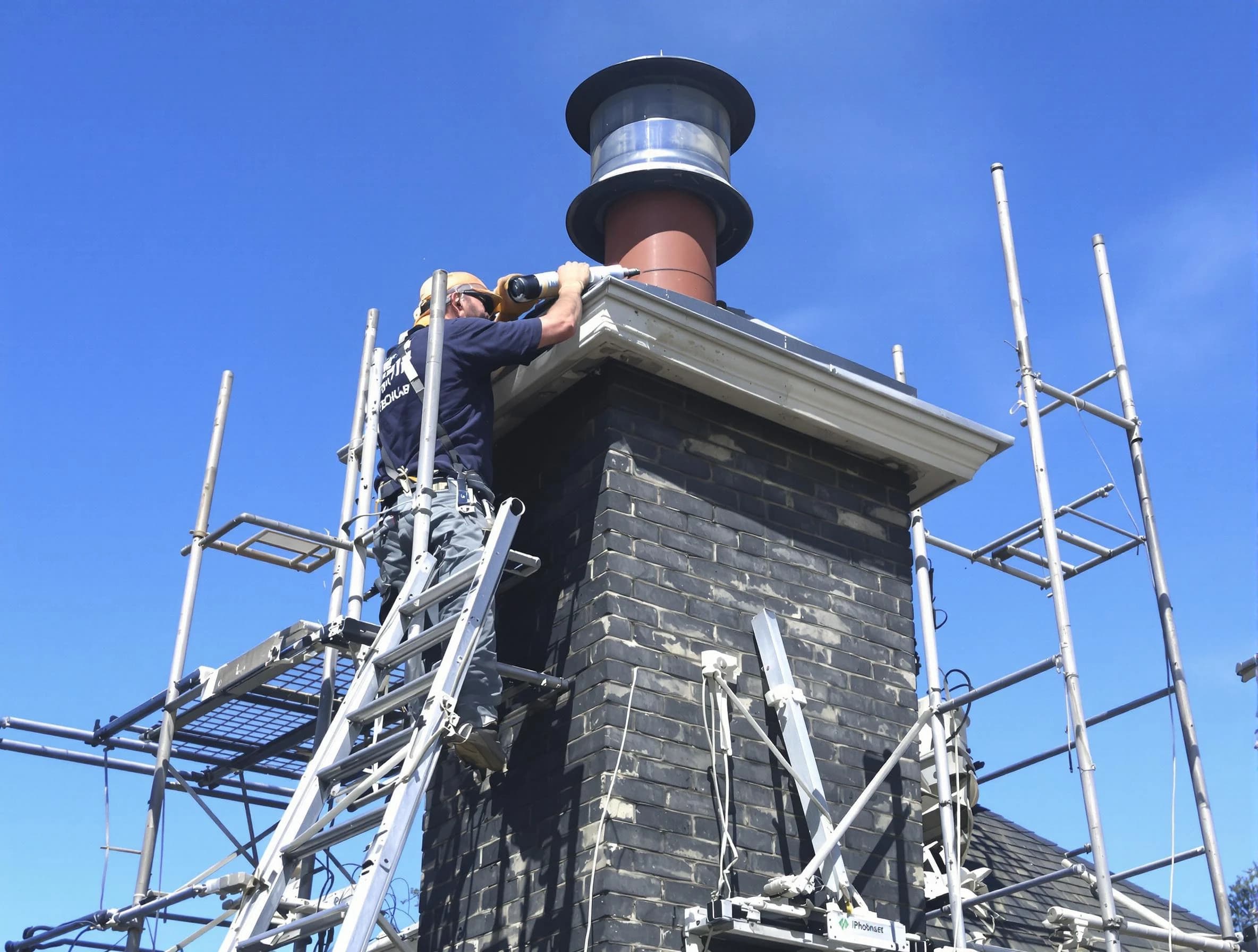 Sturdy chimney crown finished by Clifton Chimney Sweep in Clifton, NJ
