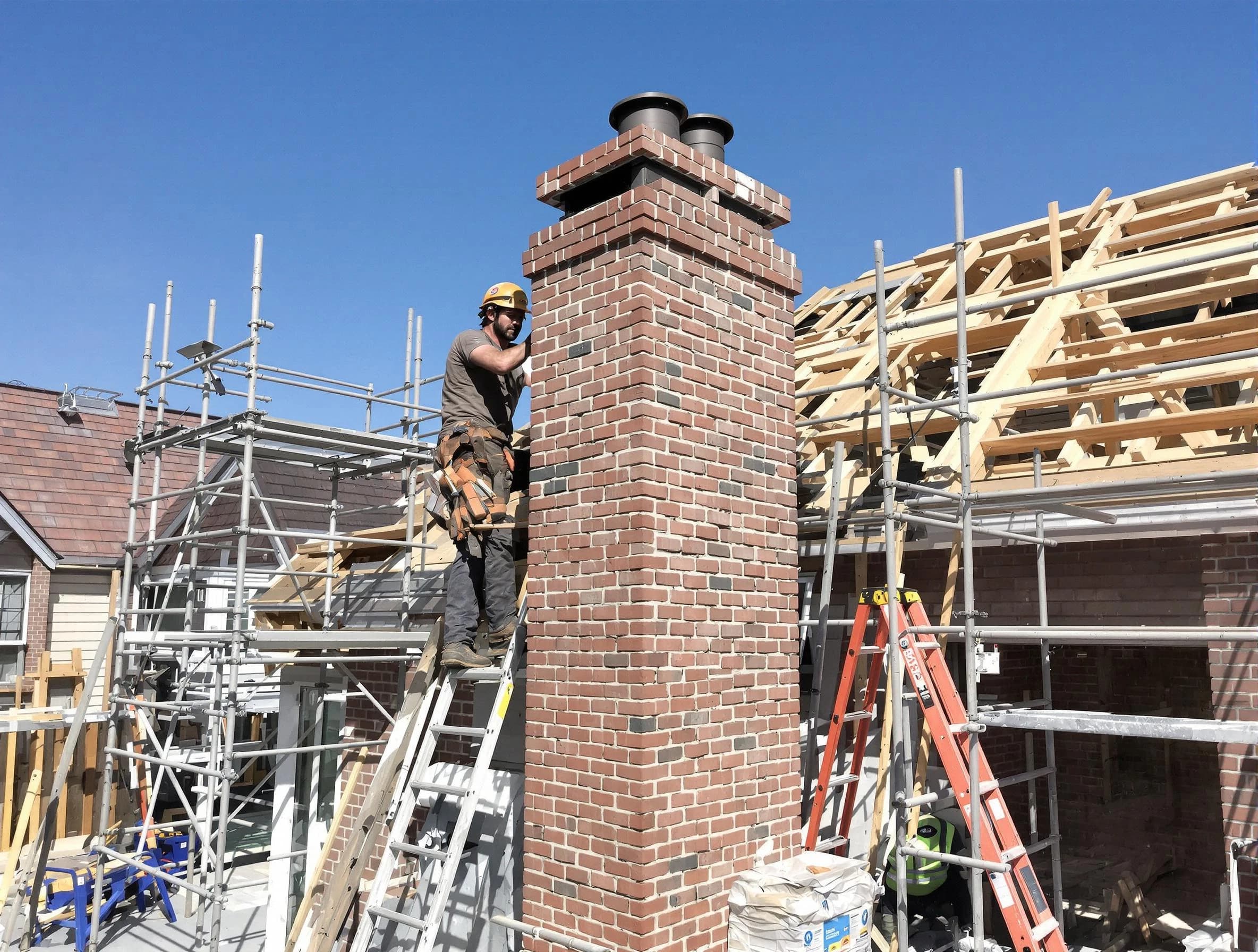 New chimney installation completed by Clifton Chimney Sweep in Clifton, NJ