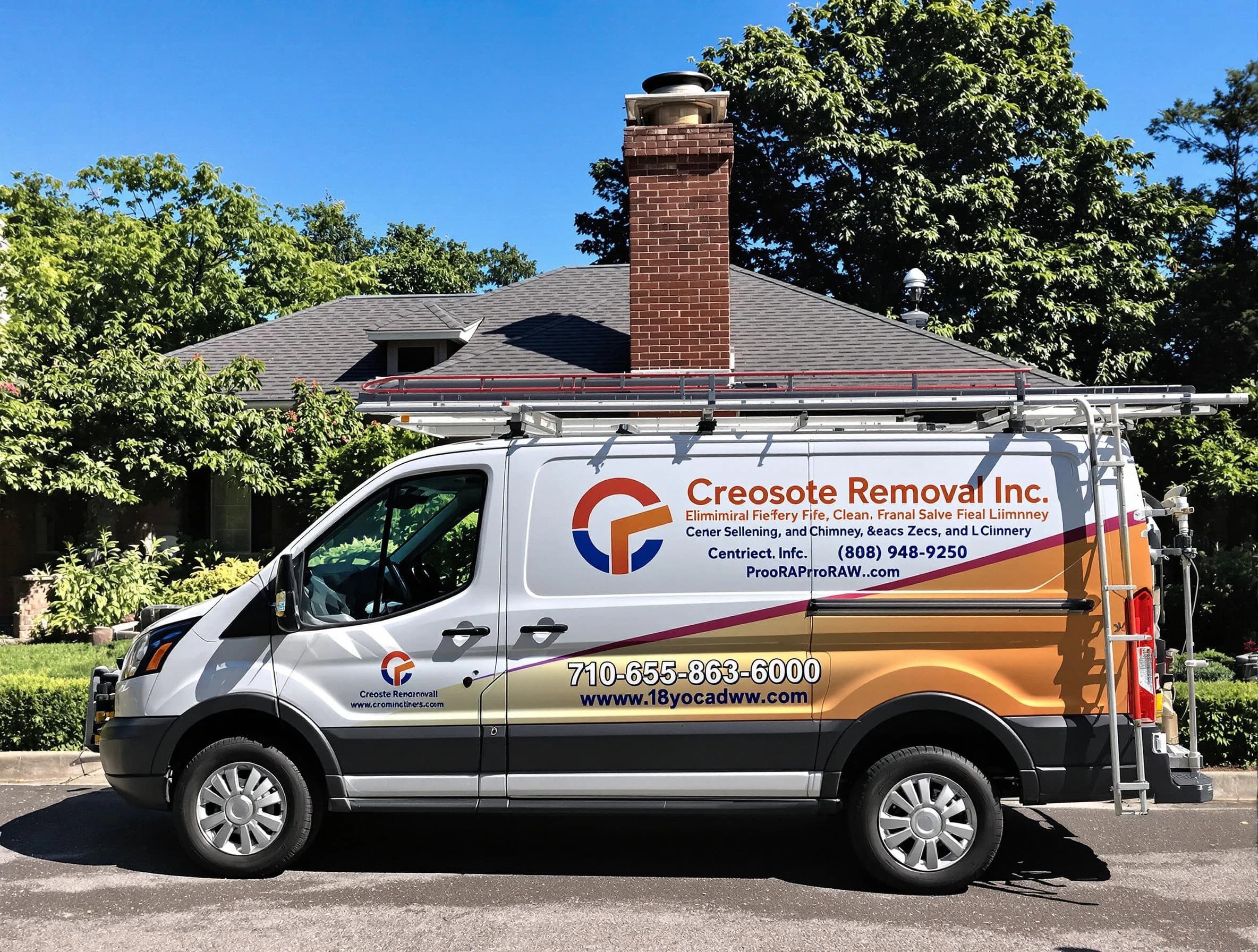Clifton Chimney Sweep technician removing creosote safely in Clifton, NJ