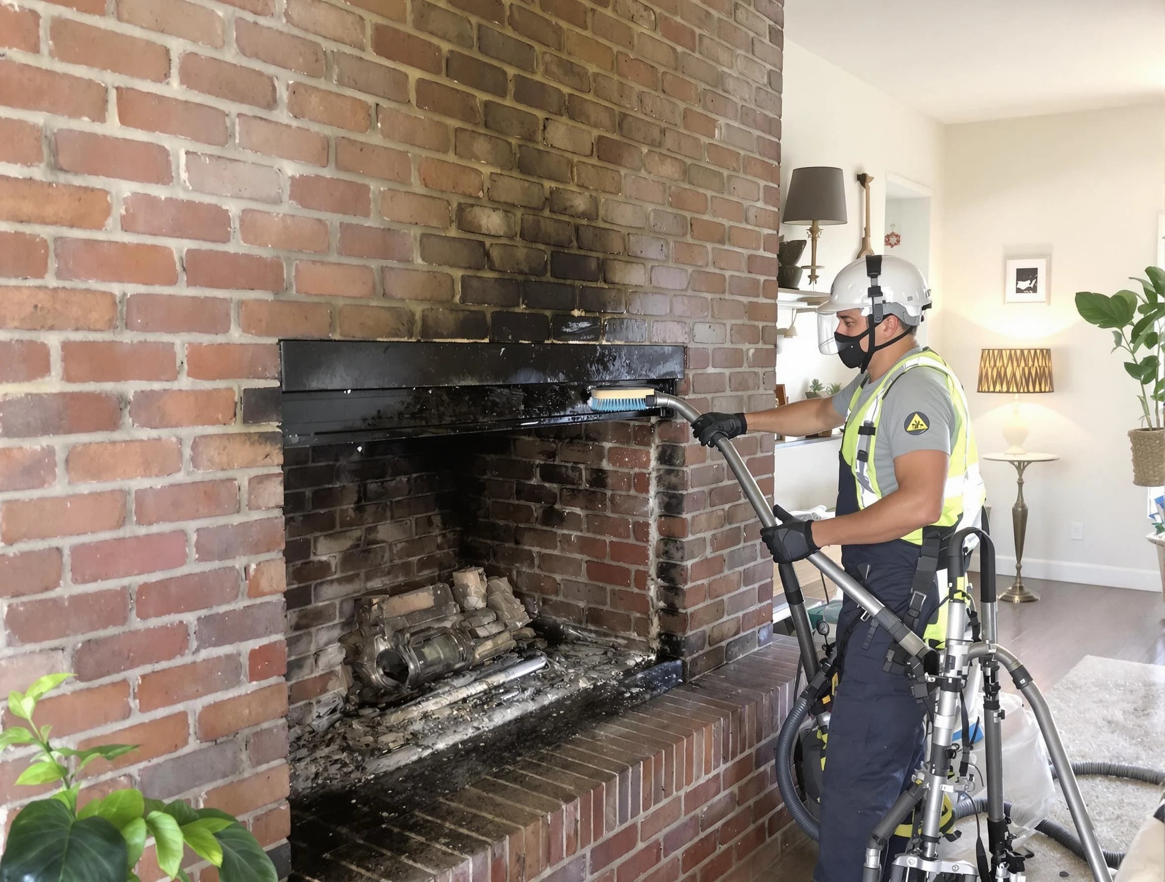 Clifton Chimney Sweep providing fireplace cleaning services in Clifton, NJ