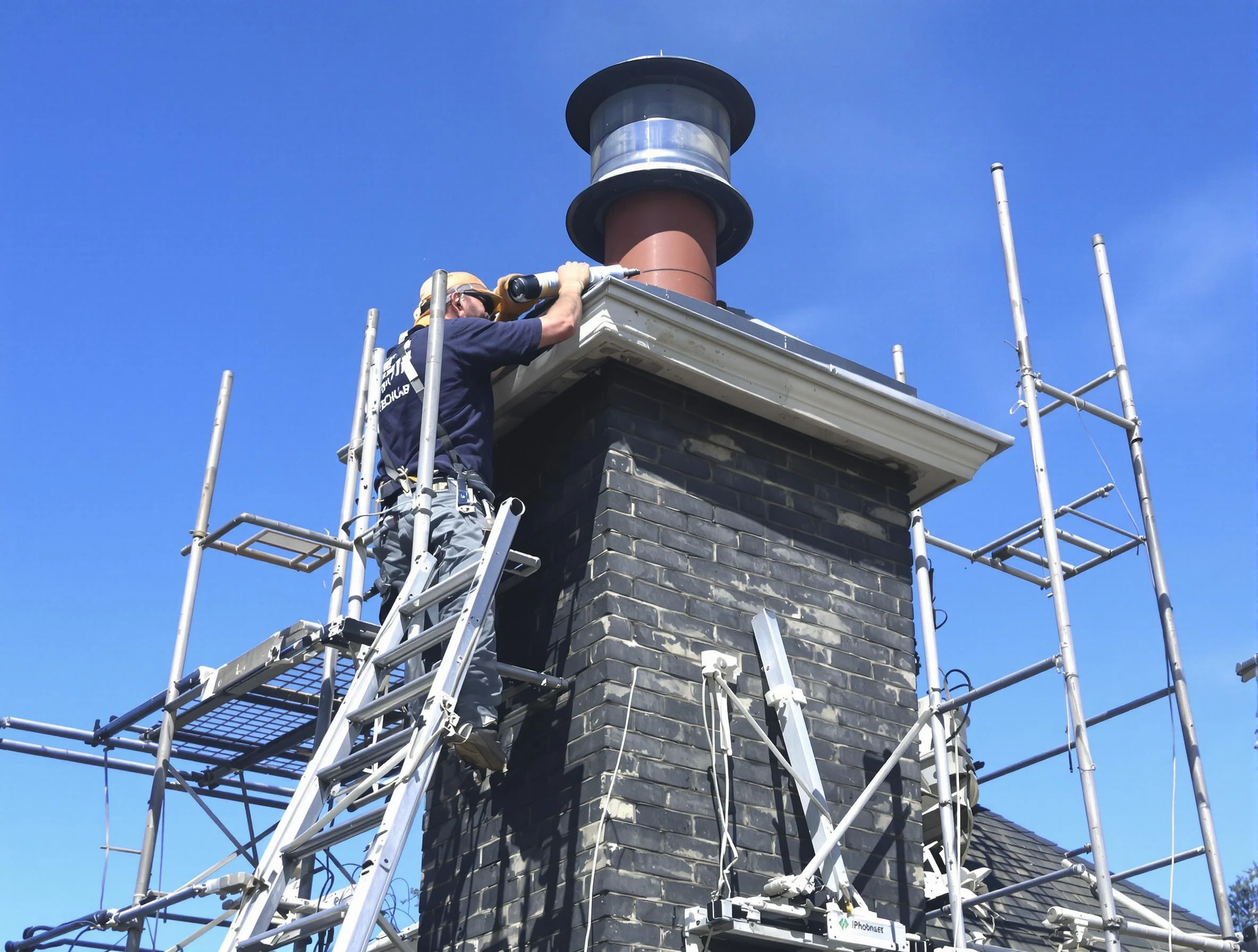 Sturdy chimney crown finished by Clifton Chimney Sweep in Clifton, NJ