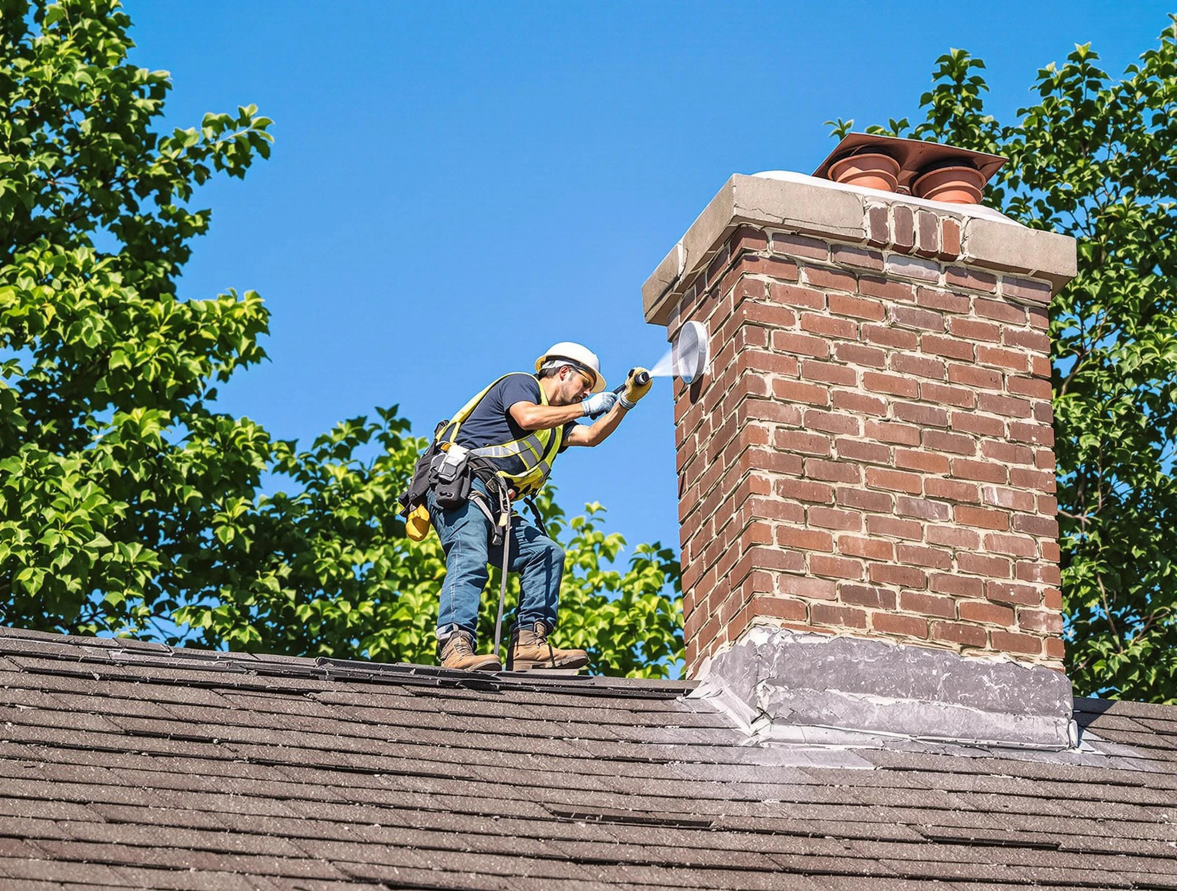 Clifton Chimney Sweep performing an inspection with advanced tools in Clifton, NJ