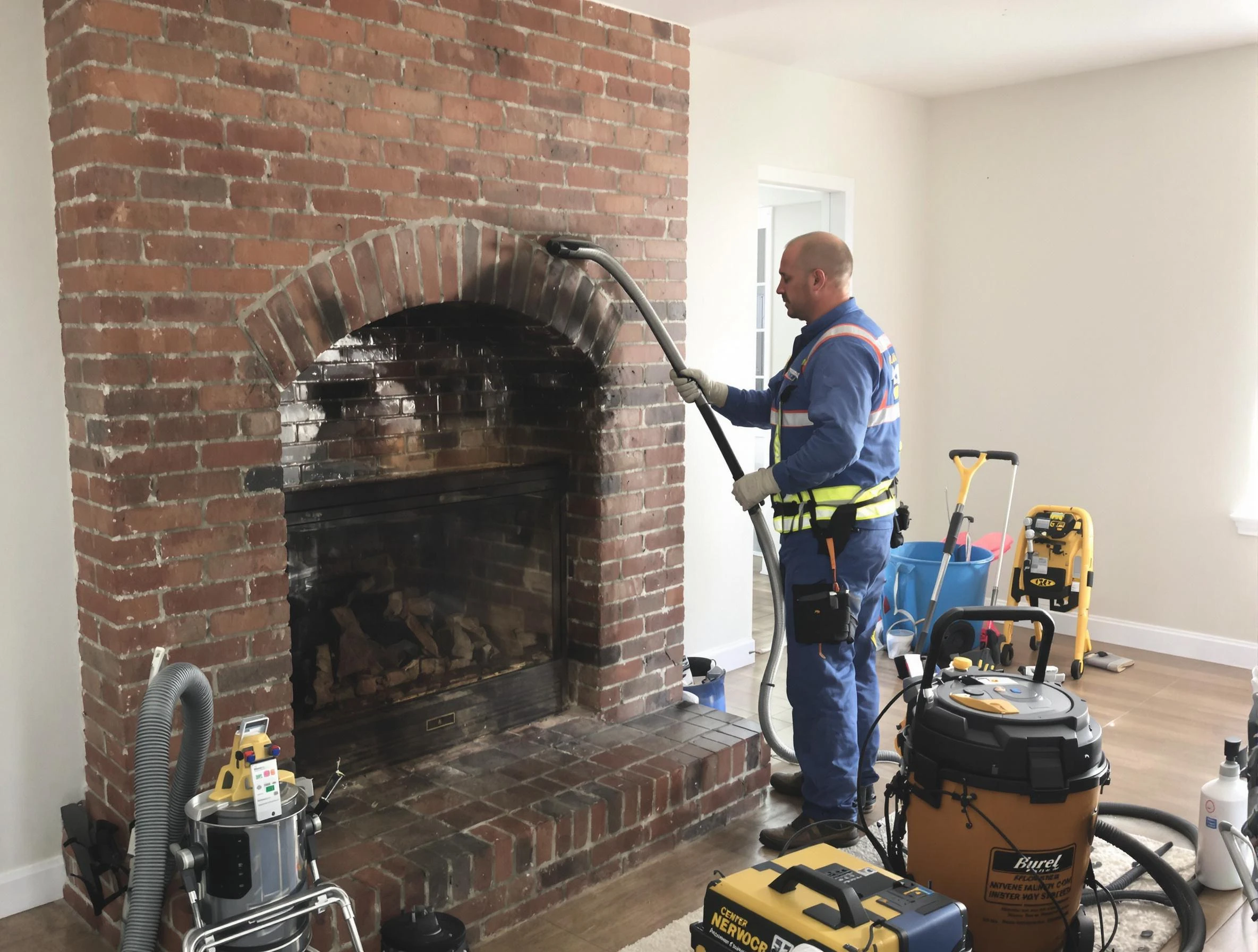 Clifton Chimney Sweep expert performing detailed chimney sweep in Clifton, NJ